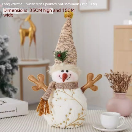 Christmas Decoration Old Man Snowman Alpaca