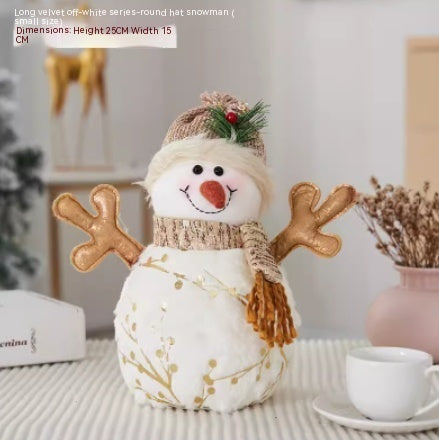 Christmas Decoration Old Man Snowman Alpaca