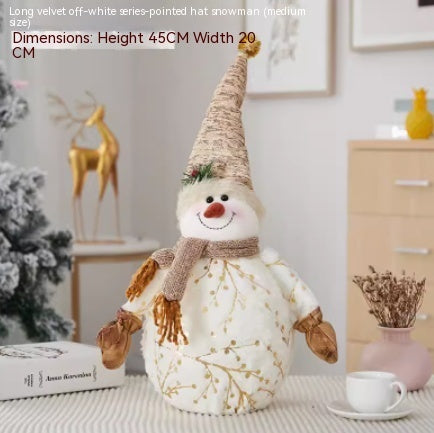Christmas Decoration Old Man Snowman Alpaca