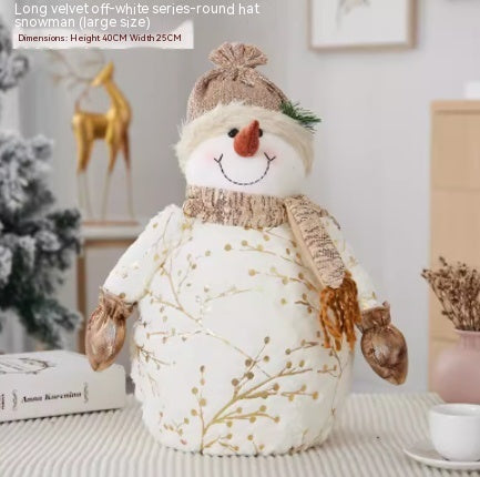 Christmas Decoration Old Man Snowman Alpaca
