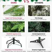 Christmas Tree 5,6,7,8,9ft PE PVC Hybrid Tree,hybrid Auto Tree Steel Wire,wire