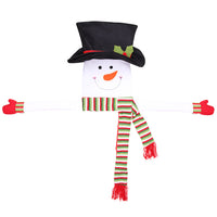 Christmas tree top star snowman decoration