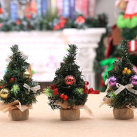 Christmas Ornaments Tree 20cm Mini Christmas Decoration Tree Christmas Day Mall Decoration Desktop Ornaments Small Tree