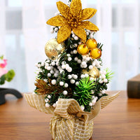 Christmas Ornaments Tree 20cm Mini Christmas Decoration Tree Christmas Day Mall Decoration Desktop Ornaments Small Tree