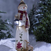 Christmas Resin Crafts Snowman Decoration Garden
