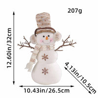 Christmas Short Hat Snowman Doll Creative