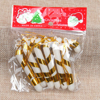 Christmas tree cane ornaments