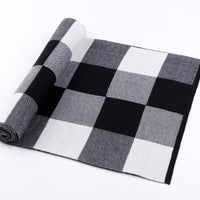Men's scarf wool plaid scarf scarf winter scarf processing wholesale gift ladies knitting stitching