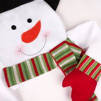 Christmas tree top star snowman decoration