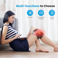 JointHelp knee massager in use providing arthritis and joint pain relief