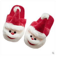Santa Claus Cotton Shoes Slippers Plush Toy Gift Winter