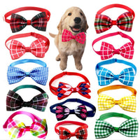 Plaid Pet Tie Cat Dog Scarf Accessories Pet Accessories