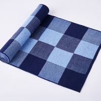 Men's scarf wool plaid scarf scarf winter scarf processing wholesale gift ladies knitting stitching