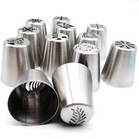 15 Piece Stainless Steel Christmas Decoration Mouth Set Christmas Icing Piping Nozzles For Kitchen Supplies