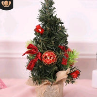 Christmas Ornaments Tree 20cm Mini Christmas Decoration Tree Christmas Day Mall Decoration Desktop Ornaments Small Tree