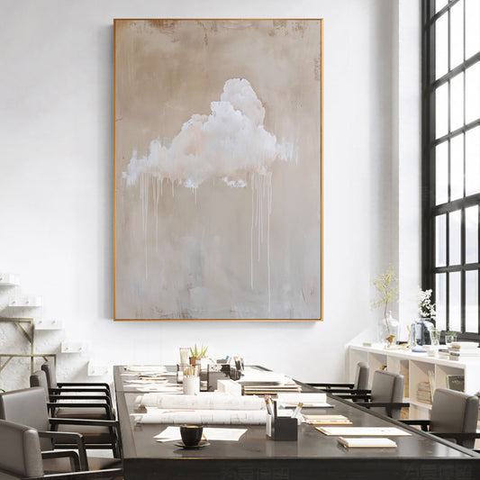 Handmade Oil Painting Canvas Wall Art Decoration Simple Color Contrast Modern Abstract For Home Living Room Decor Rolled Frameless Unstretched Painting