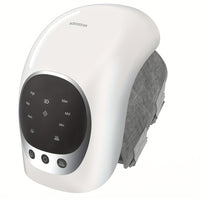 JointHelp electric joint massager on knee providing wireless heating therapy for pain relief
