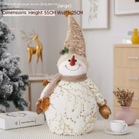 Christmas Decoration Old Man Snowman Alpaca