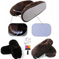 Warmer Heated-Slipper Electric-Feet Portable Winter Soft Home Usb-Pad Cold-Relief-Gift