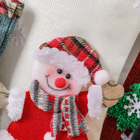 Linen Christmas Tree Gift Bag Ornaments