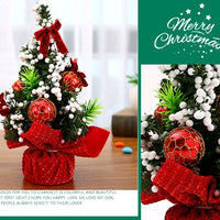 Christmas Ornaments Tree 20cm Mini Christmas Decoration Tree Christmas Day Mall Decoration Desktop Ornaments Small Tree