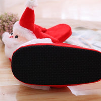Santa Claus Cotton Shoes Slippers Plush Toy Gift Winter