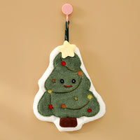 Christmas Style Hanging Kitchen Household Water-absorbing Quick-drying Creative Rag
